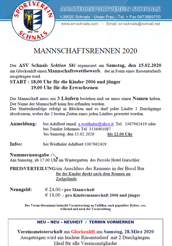 Amateur Sportverein Schnals