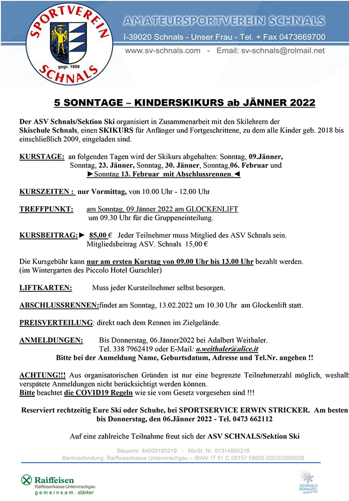 Amateur Sportverein Schnals