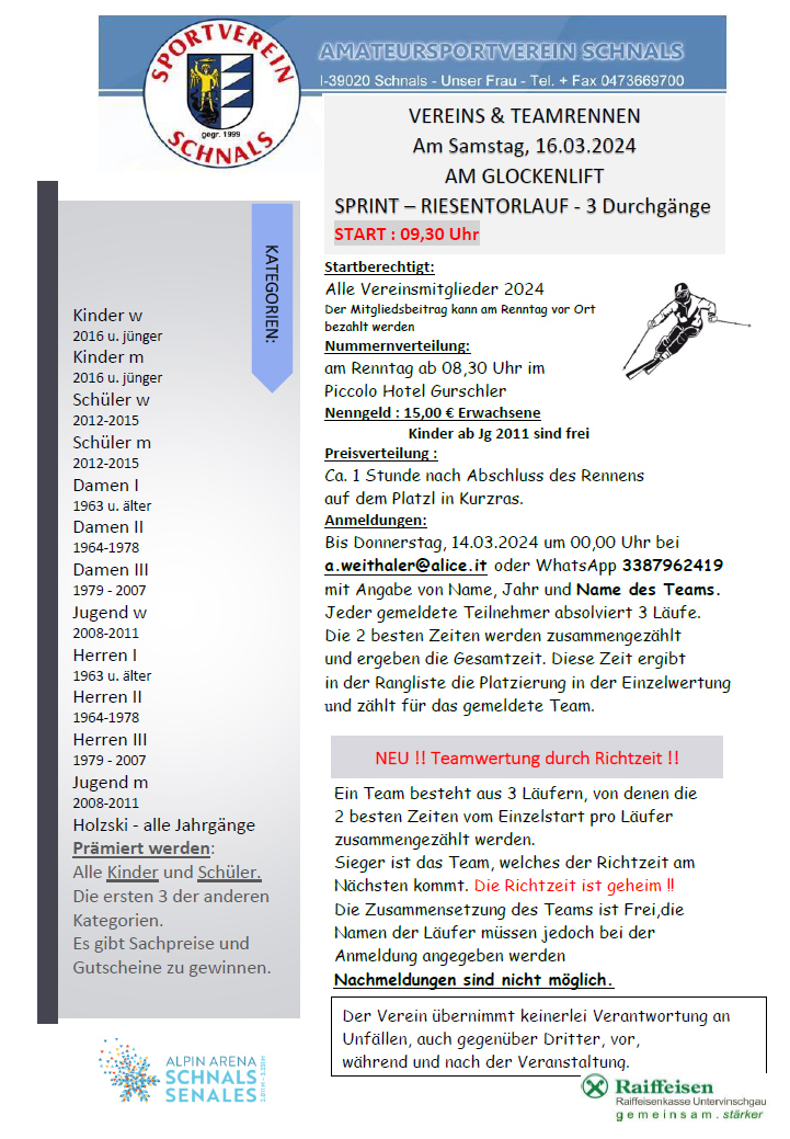 Amateur Sportverein Schnals